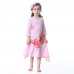 Kid Girls Butterfly Printed Long Sleeve Dress