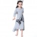 Kid Girls Butterfly Printed Long Sleeve Dress
