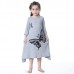 Kid Girls Butterfly Printed Long Sleeve Dress
