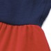 Summer Kid Girls Striped Patchwork Sleeveless Tank Maxi Dress