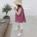 Cô gái trẻ em dễ thương rắn màu ren công chúa