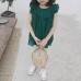 Cô gái trẻ em dễ thương rắn màu ren công chúa