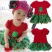 Children Toddler Girl Christmas Tress Tutu Dress Birthday T-Shirt