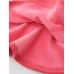 Girls Velvet Cotton Pure Color Lotus Leaf Edge Long Sleeve Kids Dress