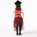 4Pcs Halloween Kid Girls Long Sleeve Pirate Cosplay Costume