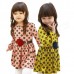 Baby Children Girls Princess Spots Dress Flower Belt Skirt