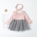 Girls Children Long Sleeve Dress For 2Y-7Y