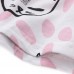 Cute Kid Girls Sleeveless Cartoon Cat Printed Dress