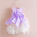 Children Girls Princess Big Bowknot Stitching Styles Dress