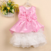 Children Girls Princess Big Bowknot Stitching Styles Dress