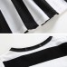 Kid Girls Casual Long Sleeve Striped Dress with Pocket