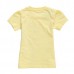 2015 New Little Maven Summer Baby Girl Child Sea Horse Yellow Cotton Short Sleeve T-shirt