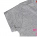 2015 New Summer Baby Girl Children Rabbit Gley Cotton Short Sleeve T-shirt Tee