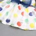 Sweet Kids Girls Big Bowknot Polka Dot Sleeveless Princess Dresses