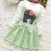 New Baby Kids Girl Cotton Long Sleeve Polka Dots Party Princess Dress
