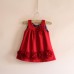 Baby Children Girls Woolen Disk Flowers Vest Dress
