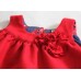 Baby Children Girls Woolen Disk Flowers Vest Dress