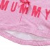 2015 New Little Maven Summer Baby Girl Children Heart Pink Cotton Short Sleeve T-shirt