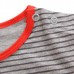 2015 New Little Maven Summer Baby Girl Children Car Stripe Cotton Long Sleeve T-shirt