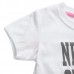 2015 New Little Maven Baby Girl Children Glasses Dog White Cotton Short Sleeve T-shirt Top