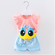Kids Children Baby Tops+Shorts Set