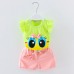 Kids Children Baby Tops+Shorts Set