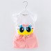 Kids Children Baby Tops+Shorts Set