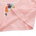 2015 New Little Maven Summer Baby Girl Children Cat Pink Cotton Short Sleeve T-shirt Top