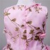 Pink Kids Girl Floral Sleeveless O-Neck Princess Party Dress