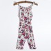Little Girl Playsuit Kid Sleeveless Floral Outfit Summer Jumpsuit