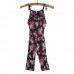 Little Girl Playsuit Kid Sleeveless Floral Outfit Summer Jumpsuit