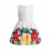 Kid Girls Flowers Printed Sleeveless Princess Dress