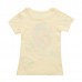 2015 New Little Maven Baby Girl Children Air Balloon Yellow Cotton Short Sleeve T-shirt