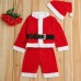 Children Christmas Girl Dress Boy Top+Pant+Hat Cap Party Clothes Sets