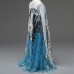Halloween Kid Girls Sequins Stitching Frozen Princess Cosplay Costume
