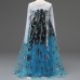 Halloween Kid Girls Sequins Stitching Frozen Princess Cosplay Costume