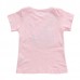 2015 New Little Maven Summer Baby Girl Children Whale Pink Cotton Short Sleeve T-shirt