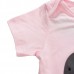 2015 New Little Maven Summer Baby Girl Children Whale Pink Cotton Short Sleeve T-shirt