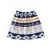Kid Girls Cute Letter Heart Printed Short Sleeve T-Shirt Geometric Print Skirt Set