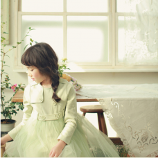 Baby Children Girls Dress Princess Long Sleeve Tutu Skirt