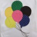 2015 New Little Maven Summer Baby Girl Children Balloon White Cotton Short Sleeve T-shirt