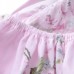 Kid Girls Cotton Vintage Floral Printed Sleeveless Backless Princess Dress