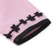 Chinese Style Kid Girls Half Sleeve Pink Cheongsam Dress
