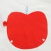 2015 New Little Maven Baby Girl Children Apple White Cotton Short Sleeve T-shirt Top
