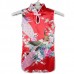 Chinese Dress for Girls Peacock Cheongsam Qipao Clothes Costumes