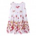 Kid Girls Doll Collar Butterfly Printed Sleeveless Dress