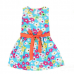 Baby Girls Sleeveless Flower Colorful Bowknot Princess Dress