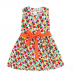 Baby Girls Sleeveless Flower Colorful Bowknot Princess Dress
