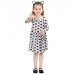 Kid Girls Black Cats Printed Long Sleeve Dress
