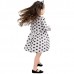 Kid Girls Black Cats Printed Long Sleeve Dress